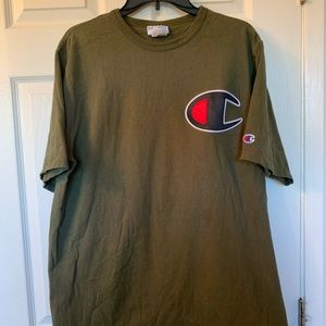 Champion Army Green Jersey Tee